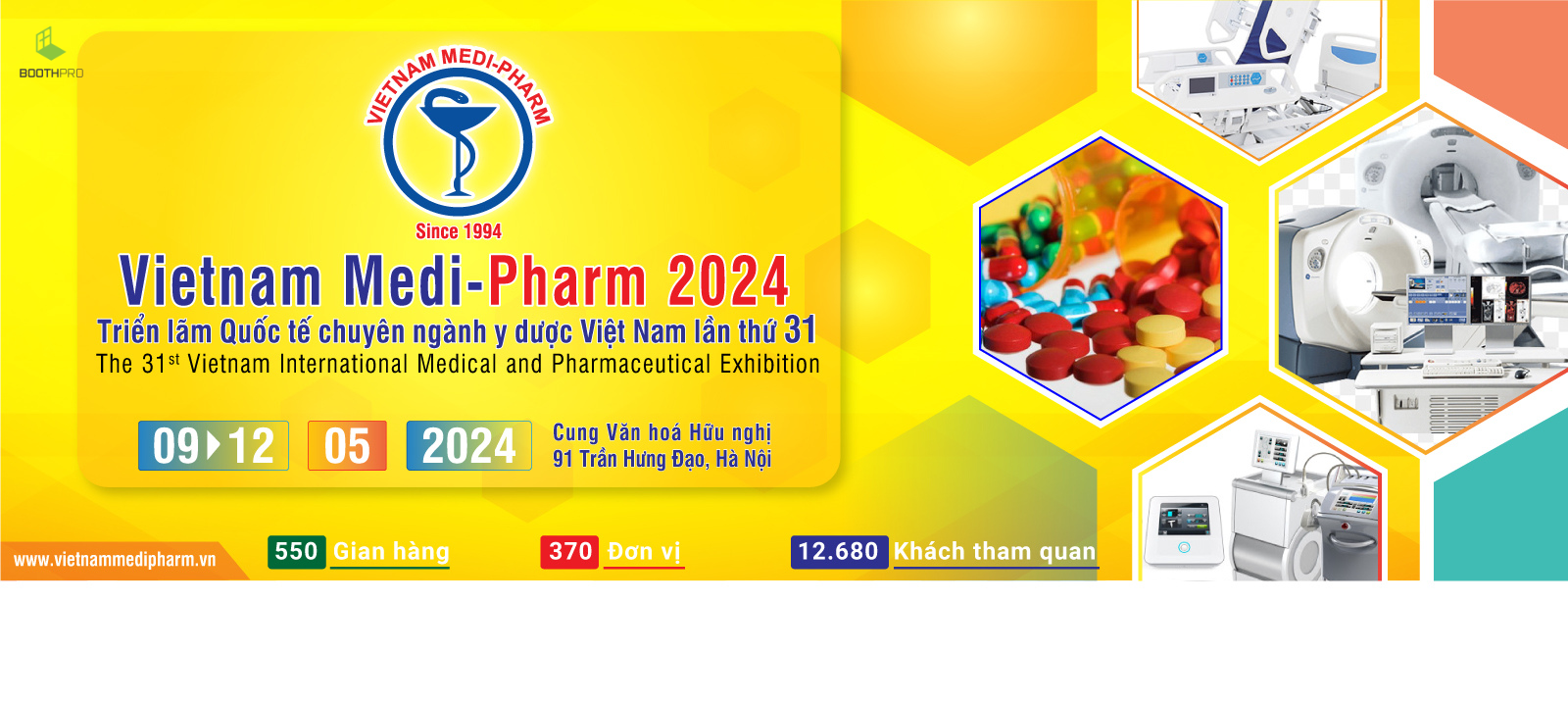VIETNAM MEDI-PHARM 2024 – Triển lãm Quốc tế chuyên ngành Y Dược